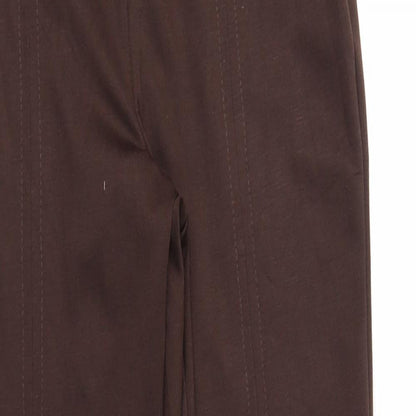 Womens UK Size 30 in Preworn Regular Fit  Brown Trousers
