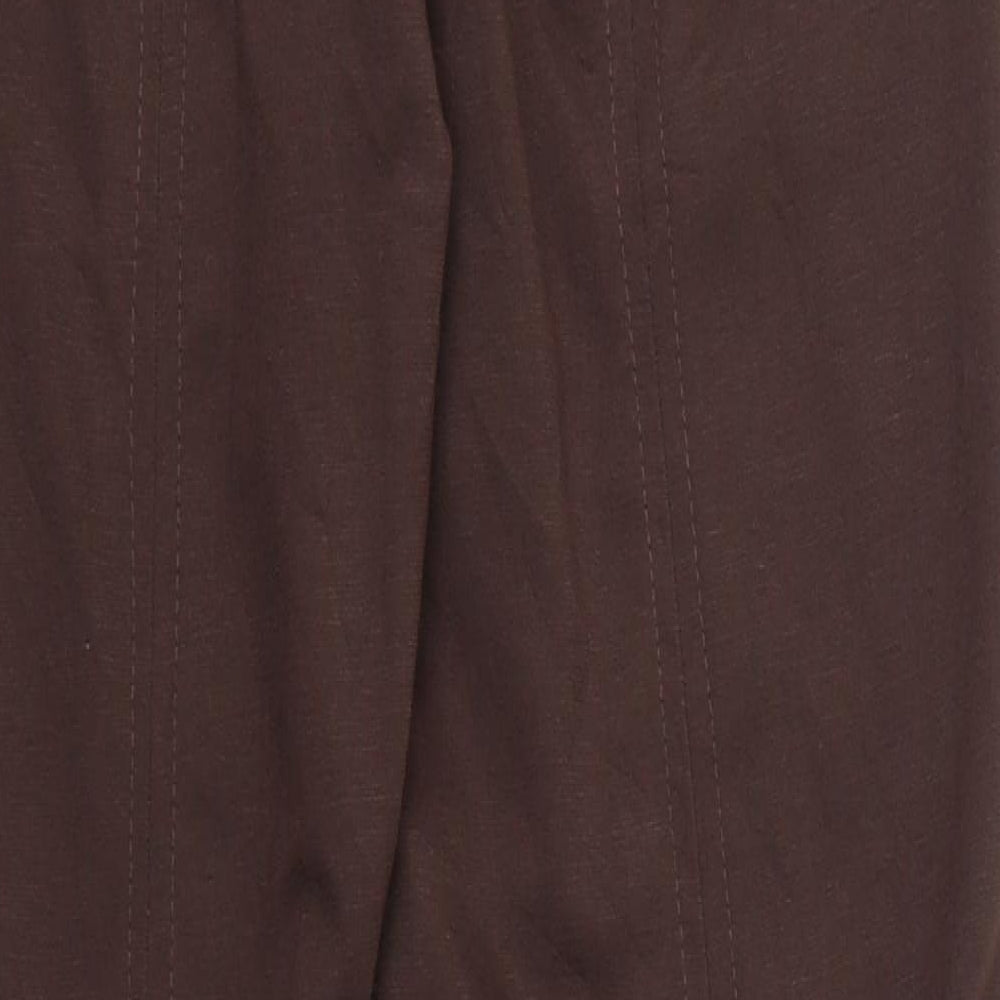 Womens UK Size 30 in Preworn Regular Fit  Brown Trousers