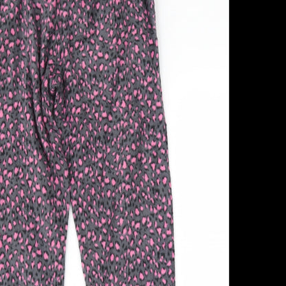 NEXT Womens Grey Animal Print   Lounge Pants Size S