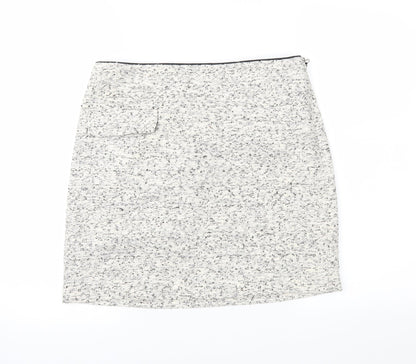NEXT Womens Grey   Straight & Pencil Skirt Size 10