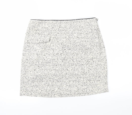 NEXT Womens Grey   Straight & Pencil Skirt Size 10