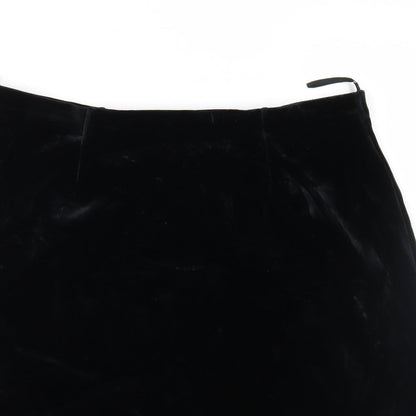 Betty Barclay Womens Black  Velour Straight & Pencil Skirt Size 36 in