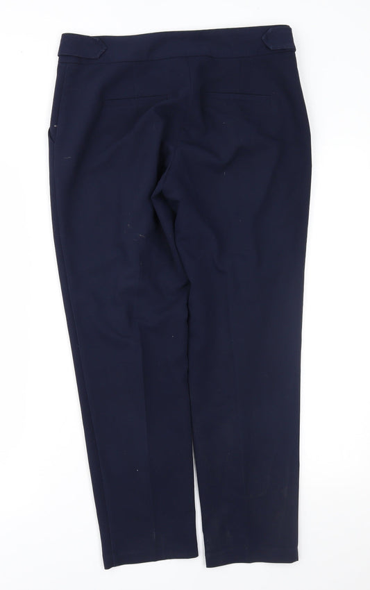 Womens UK Size 10 Dorothy Perkins Regular Fit  Blue Trousers