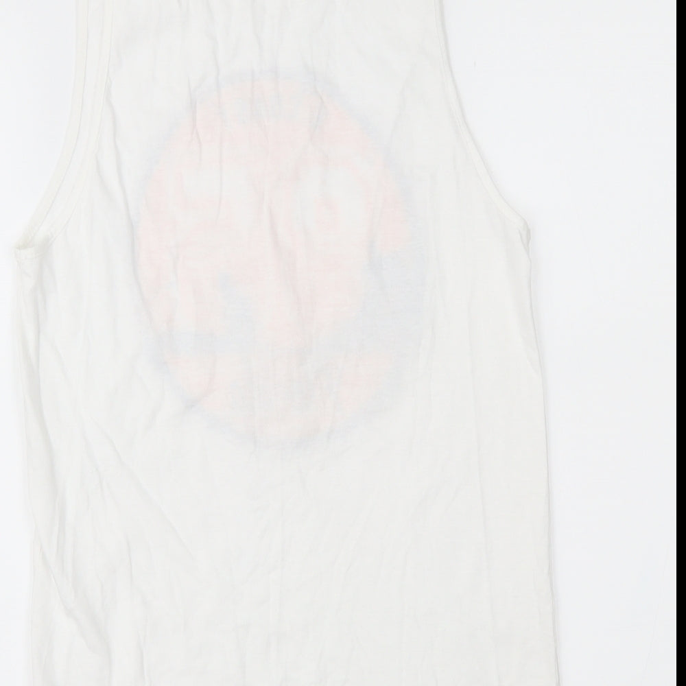Mens UK Size XS Cedar Wood State White  T-Shirt