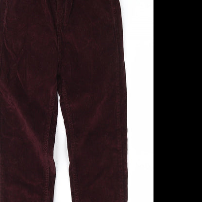 Womens UK Size 25 in Topshop Regular Fit  Purple Trousers