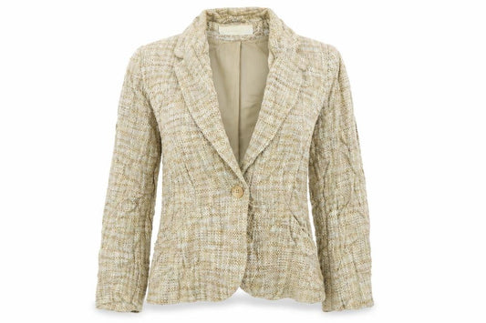 Womens UK Size 12 AMARANTO Beige Jacket