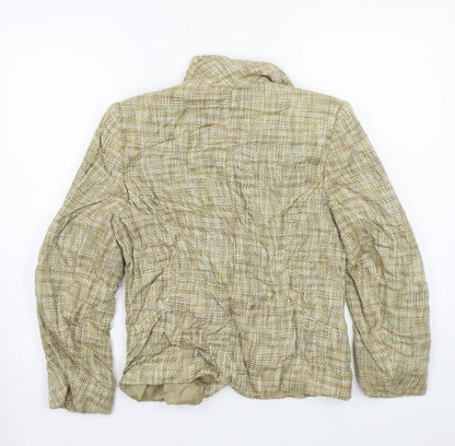 Womens UK Size 12 AMARANTO Beige Jacket