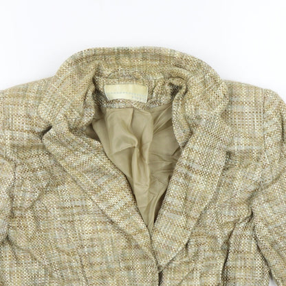 Womens UK Size 12 AMARANTO Beige Jacket