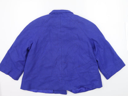 George Womens Blue   Jacket Coat Size 12