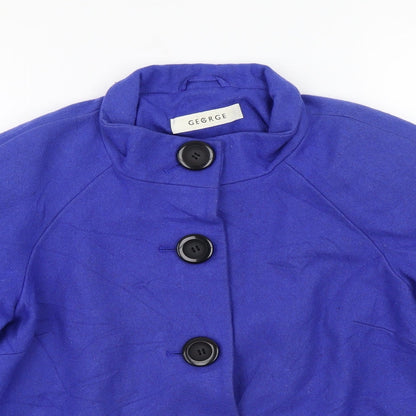George Womens Blue   Jacket Coat Size 12