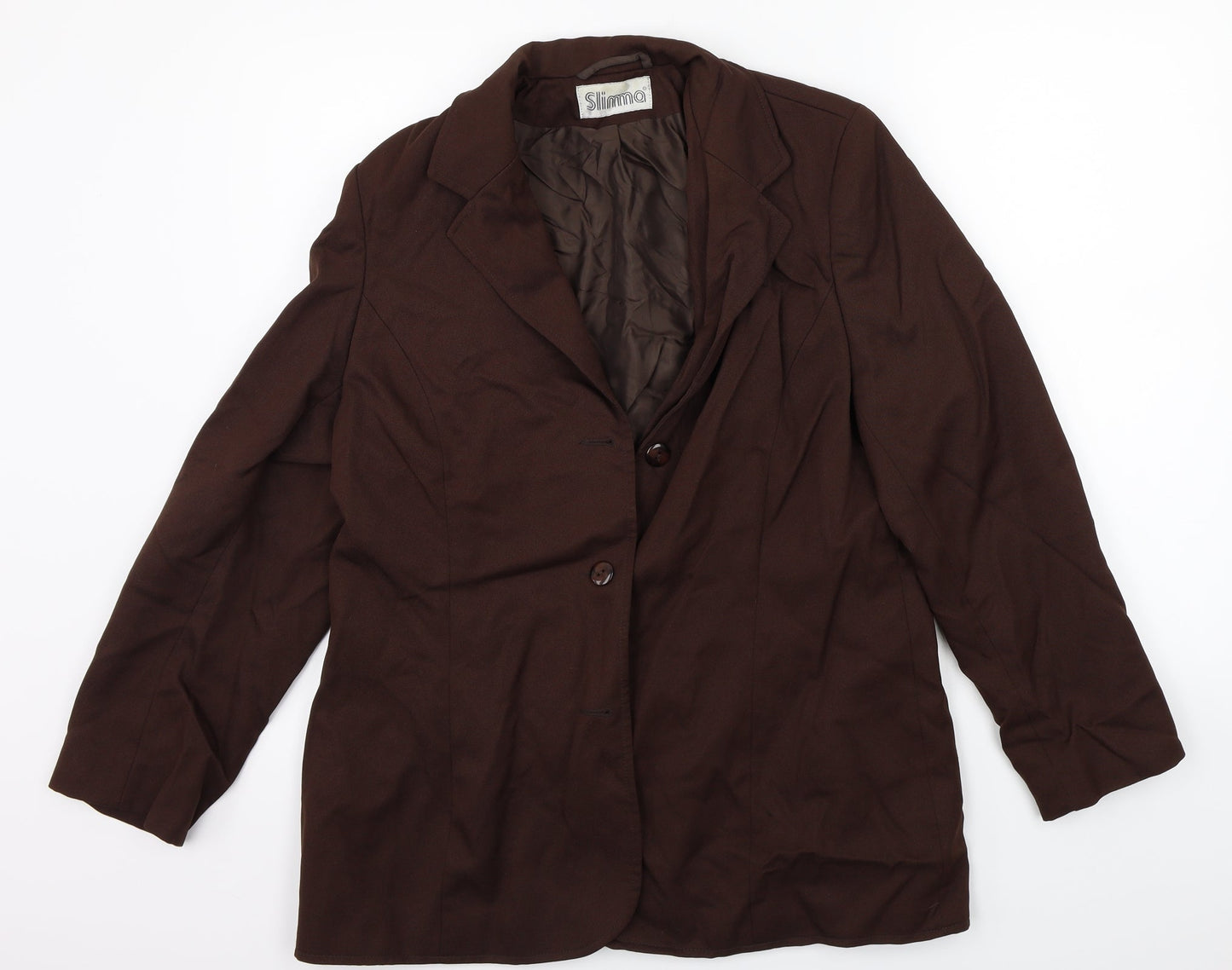 Womens UK Size 16 Slimma Regular Brown Suit Jacket