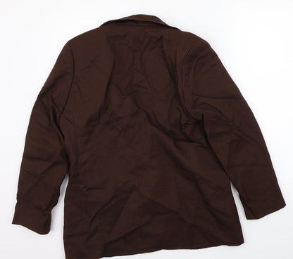 Womens UK Size 16 Slimma Regular Brown Suit Jacket