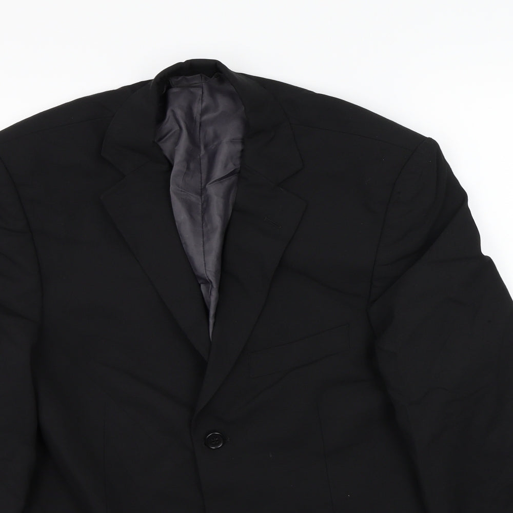 Mens UK Size 38 Marks and Spencer Regular Black Suit Jacket