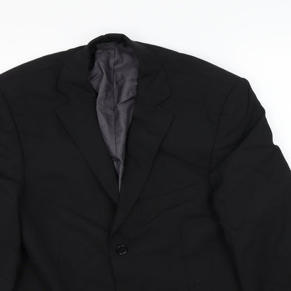 Mens UK Size 38 Marks and Spencer Regular Black Suit Jacket