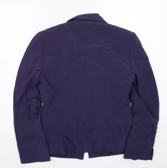Country Casuals Womens Purple   Jacket Coat Size 10