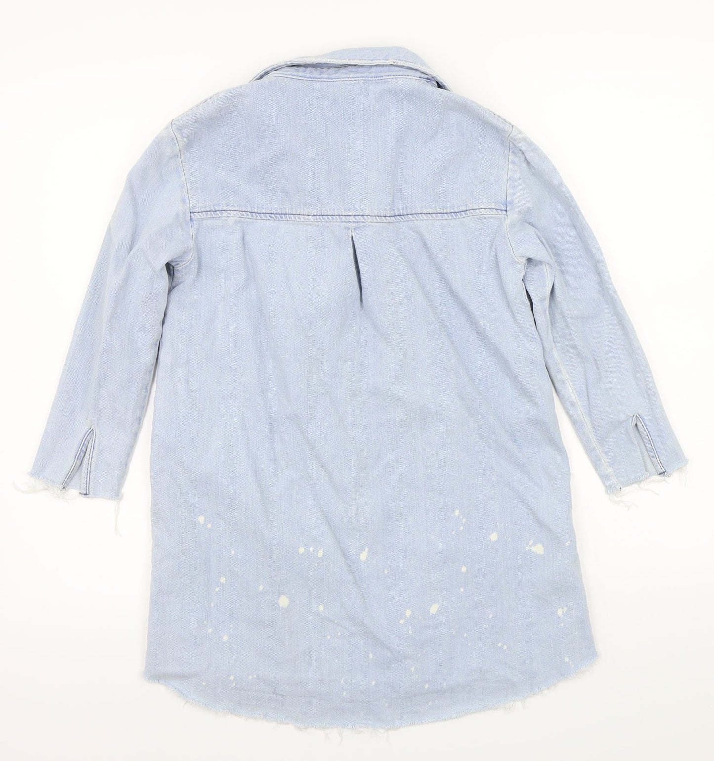 Zara Girls Blue   Basic Button-Up Size 9-10 Years