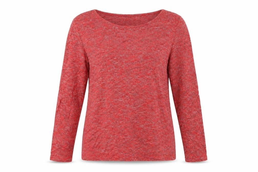 Womens UK Size M TOM TAILOR Red Basic T-Shirt