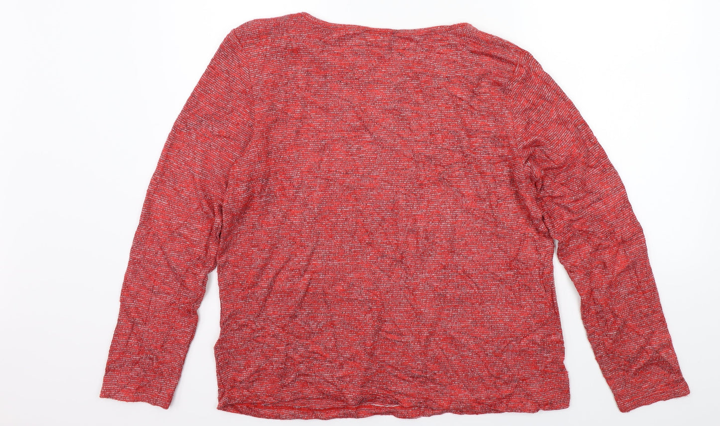 Womens UK Size M TOM TAILOR Red Basic T-Shirt