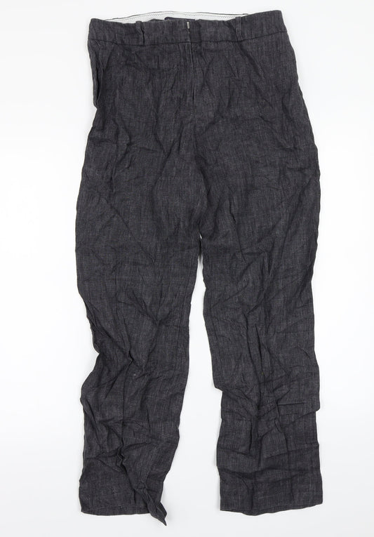 Womens UK Size 12 Marks and Spencer Regular Fit  Grey Trousers