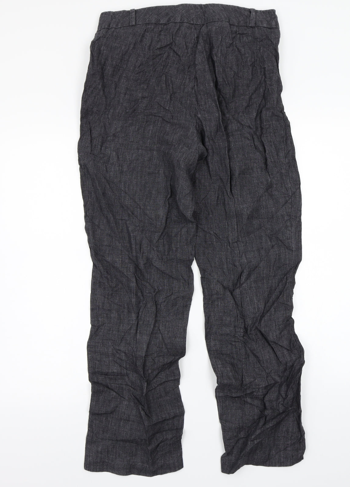 Womens UK Size 12 Marks and Spencer Regular Fit  Grey Trousers