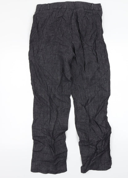 Womens UK Size 12 Marks and Spencer Regular Fit  Grey Trousers