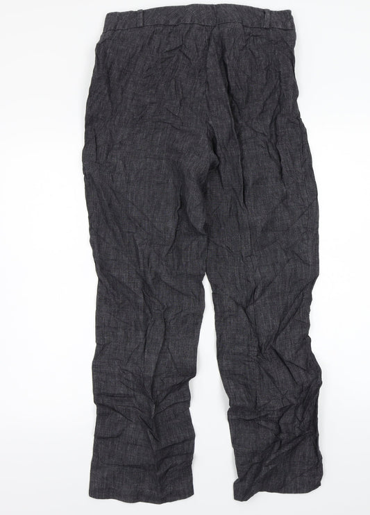 Womens UK Size 12 Marks and Spencer Regular Fit  Grey Trousers