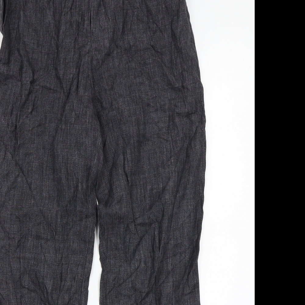 Womens UK Size 12 Marks and Spencer Regular Fit  Grey Trousers