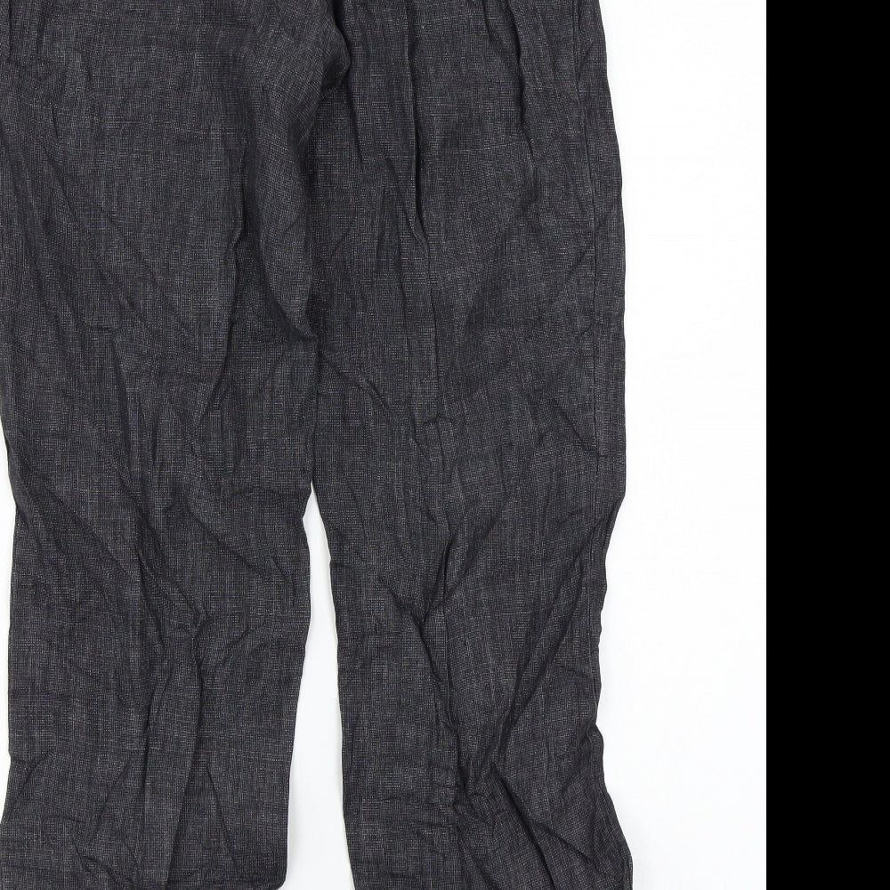 Womens UK Size 12 Marks and Spencer Regular Fit  Grey Trousers