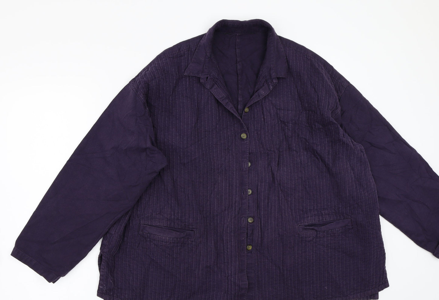 Womens UK Size L Preworn Purple Jacket