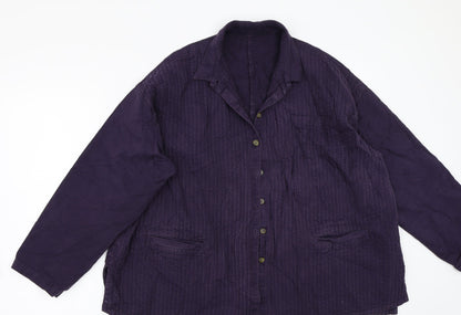 Womens UK Size L Preworn Purple Jacket