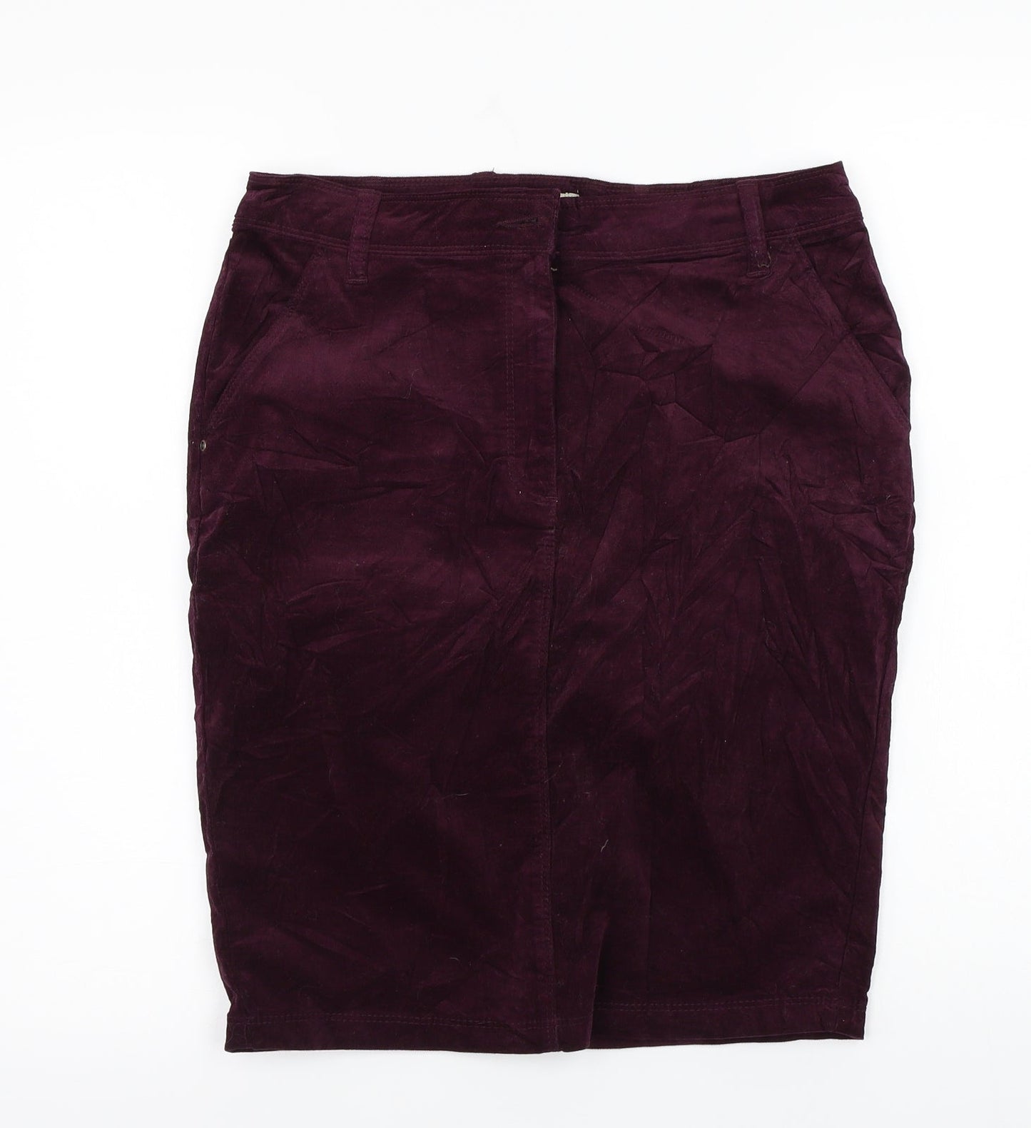 Papaya Womens Purple   A-Line Skirt Size 8