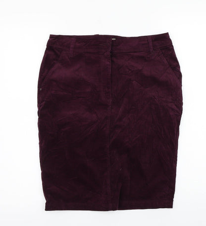 Papaya Womens Purple   A-Line Skirt Size 8