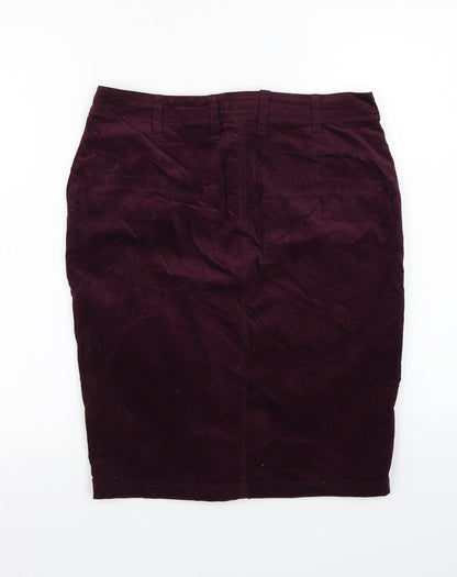 Papaya Womens Purple   A-Line Skirt Size 8