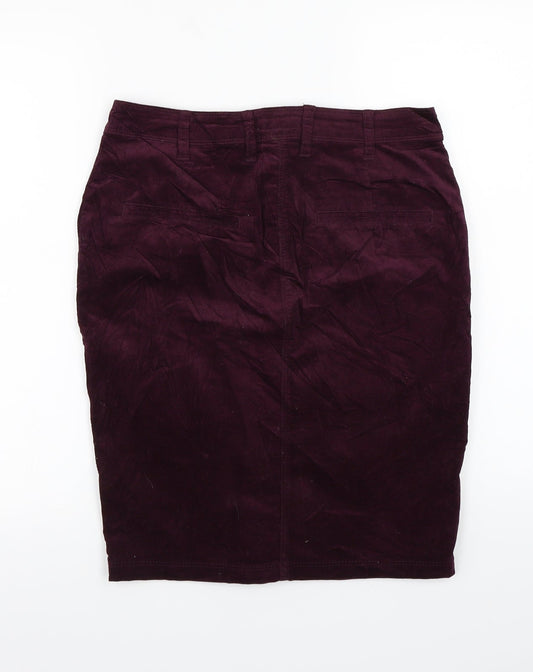 Papaya Womens Purple   A-Line Skirt Size 8
