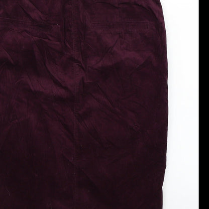 Papaya Womens Purple   A-Line Skirt Size 8
