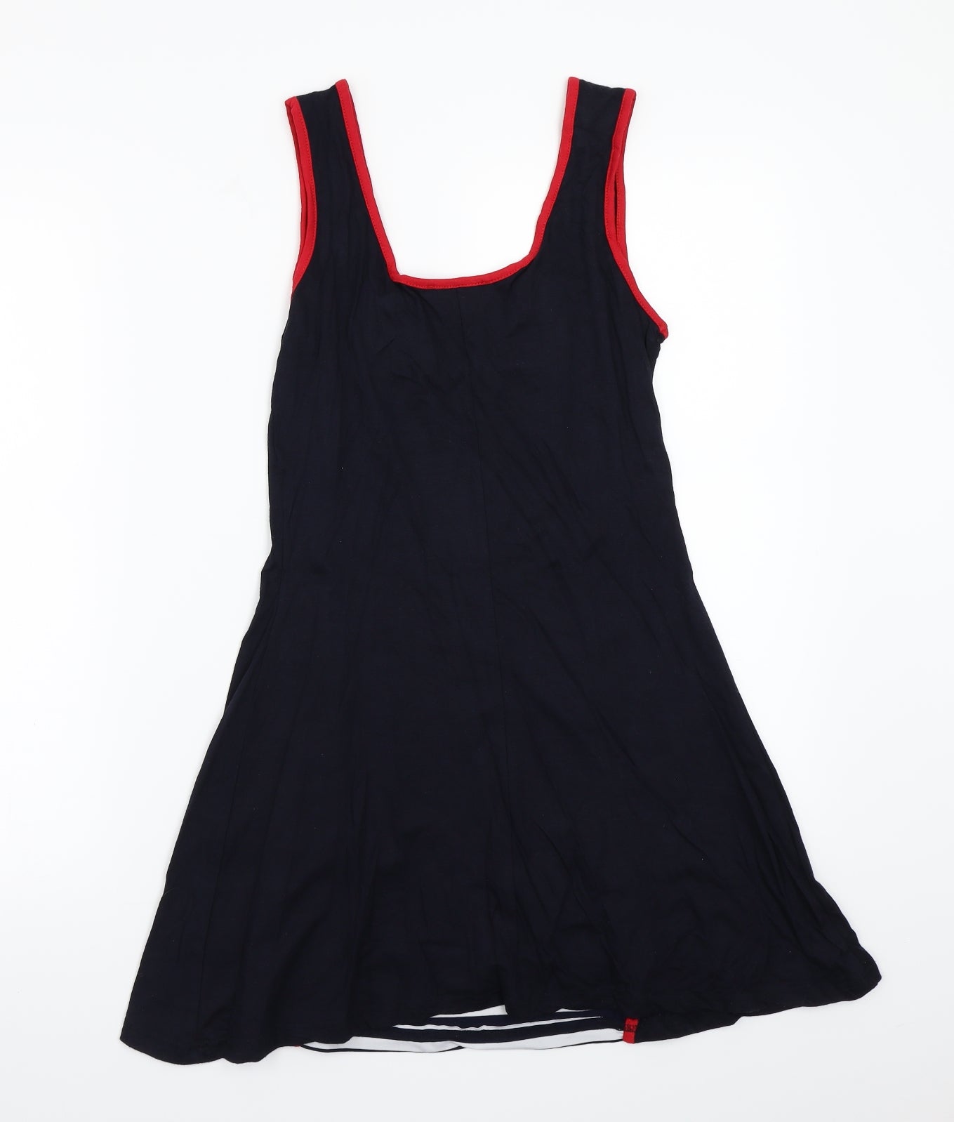 Smoove Womens Blue Striped  A-Line  Size M
