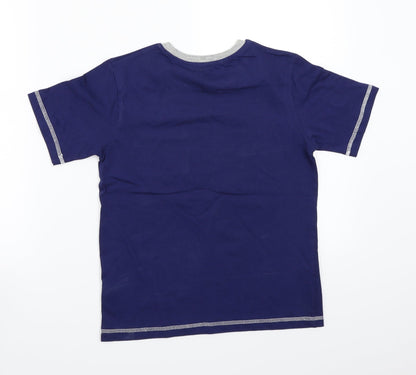Nutmeg Girls Blue   Basic T-Shirt Size 8-9 Years