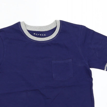 Nutmeg Girls Blue   Basic T-Shirt Size 8-9 Years
