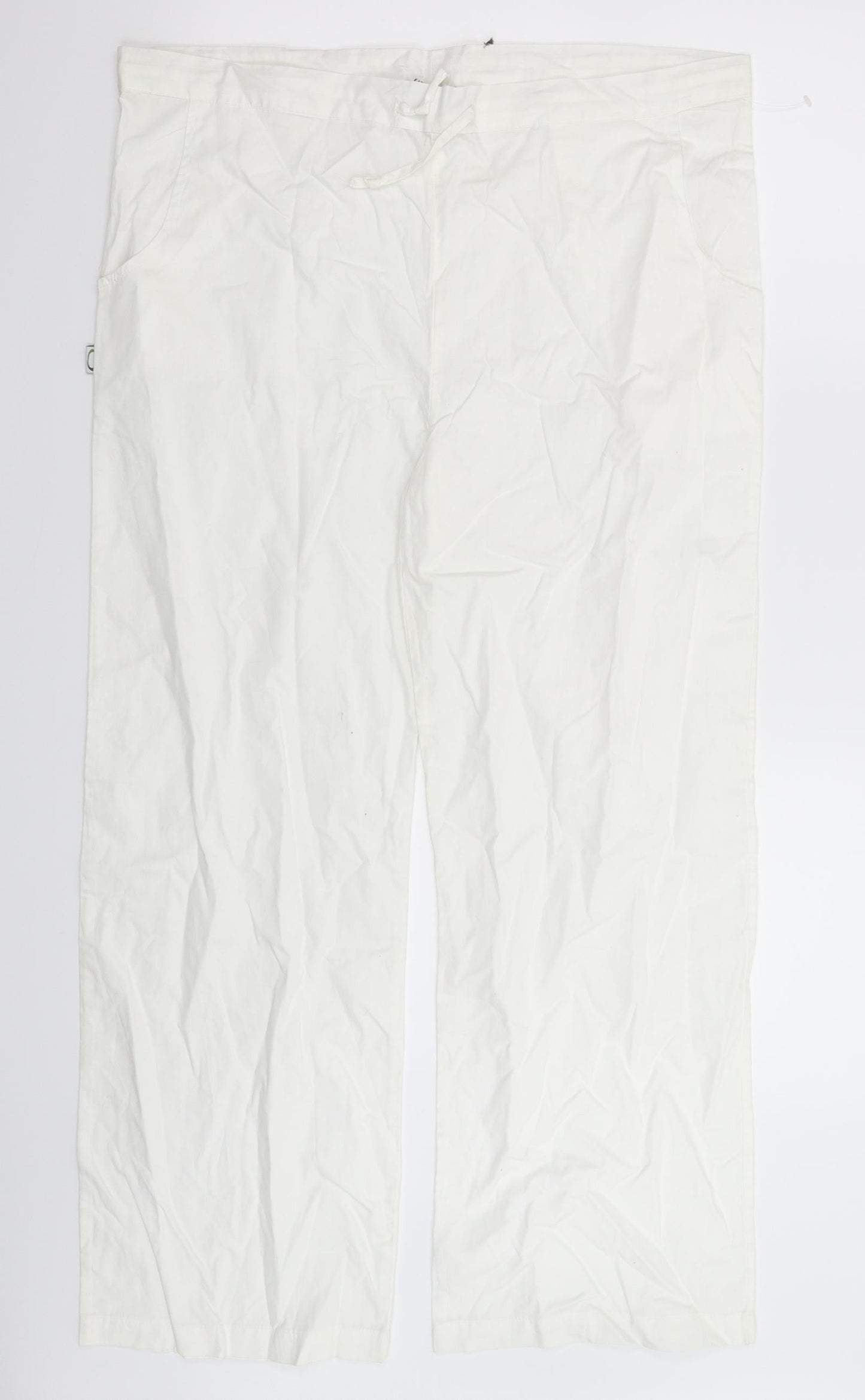 Sasquma Womens White   Trousers  Size 36 in L27 in
