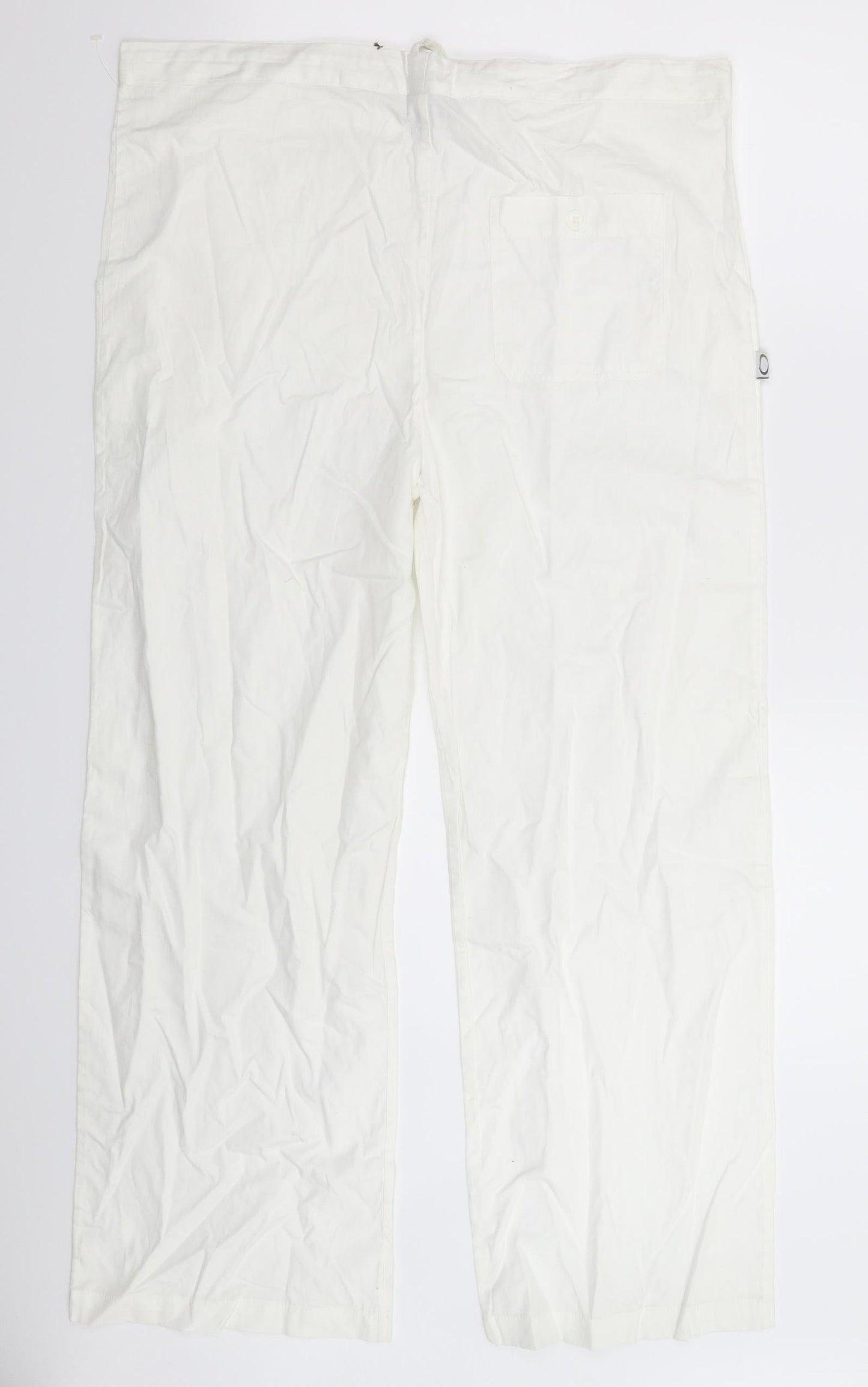 Sasquma Womens White   Trousers  Size 36 in L27 in