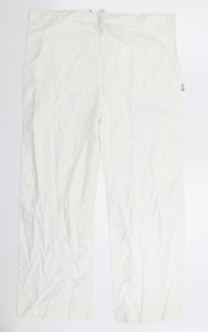 Sasquma Womens White   Trousers  Size 36 in L27 in