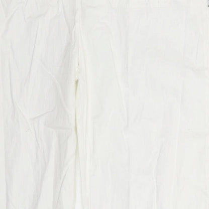 Sasquma Womens White   Trousers  Size 36 in L27 in