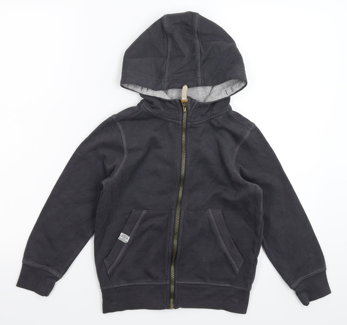 George Boys Grey   Full Zip Hoodie Size 6-7 Years