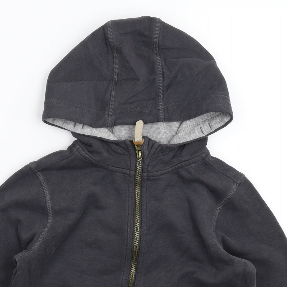 George Boys Grey   Full Zip Hoodie Size 6-7 Years
