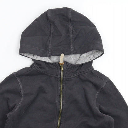 George Boys Grey   Full Zip Hoodie Size 6-7 Years