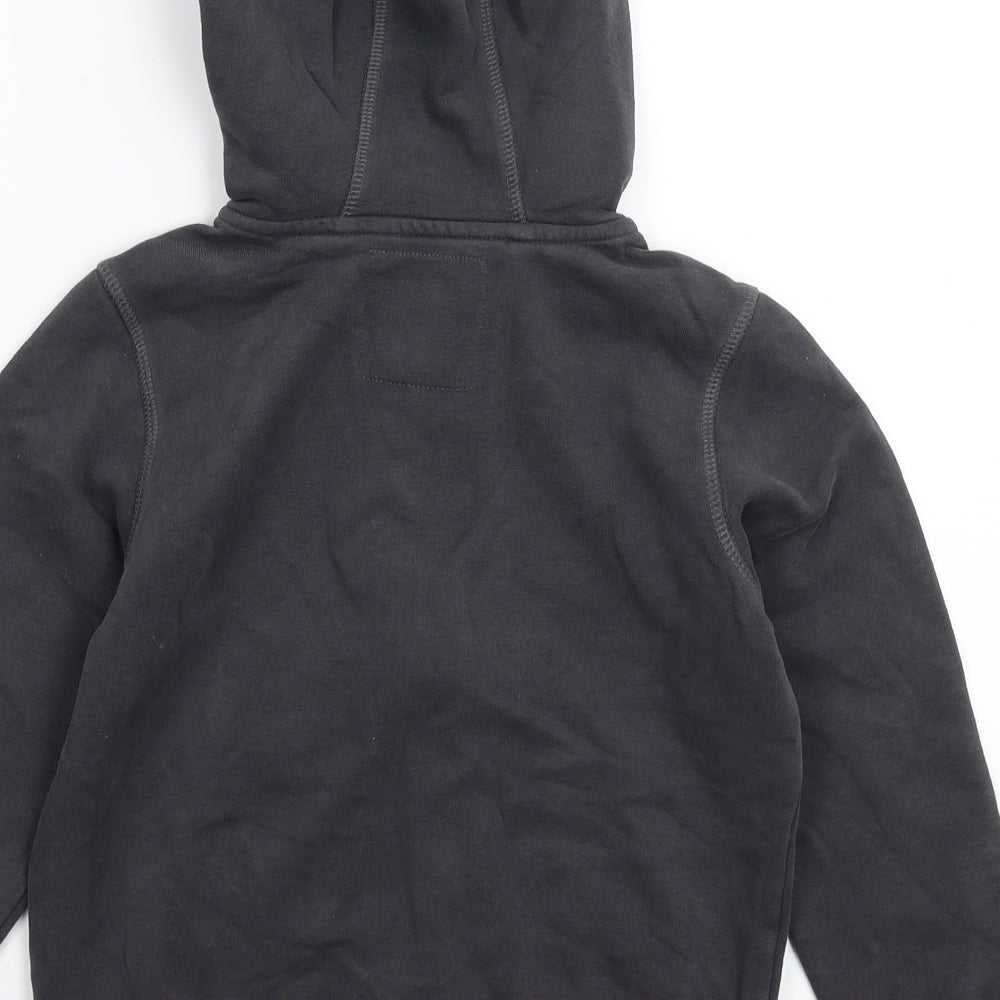 George Boys Grey   Full Zip Hoodie Size 6-7 Years