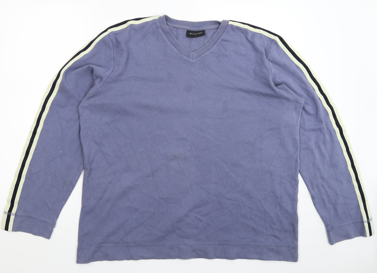Mens UK Size L Burton Purple Pullover Sweatshirt