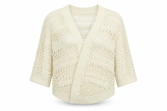 Falmer Heritage Womens White  Knit Pullover Jumper Size M