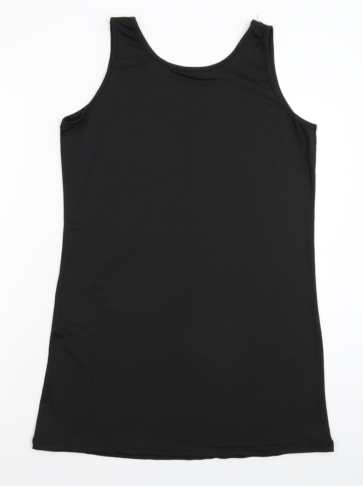 Preworn Womens Black   Tank Dress  Size L