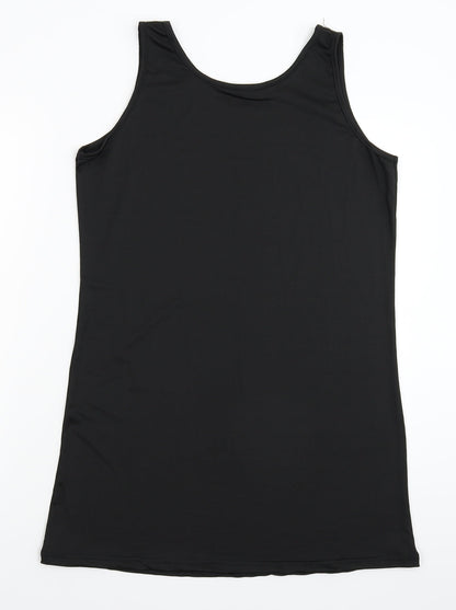 Preworn Womens Black   Tank Dress  Size L